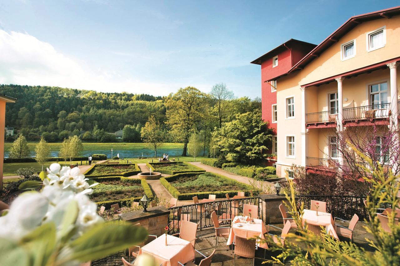 Parkhotel Bad Schandau Mit Spa Kültér fotó
