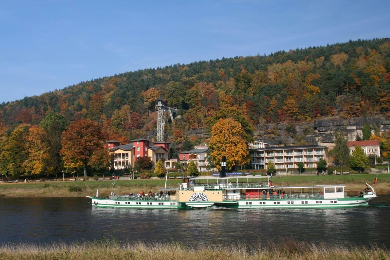 Parkhotel Bad Schandau Mit Spa Kültér fotó